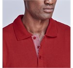 Mens New York Golf Shirt Red